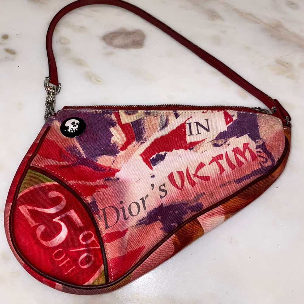 Vintage Christian Dior saddle bag, limited edition